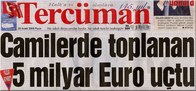 Terc�man Gazetesi 25.12.2005