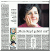 Emely Abidin: "Mein Kopf gehört mir"  - Die Welt - 19.12.2005