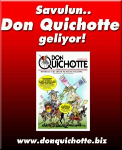 T&uuml;rk&ccedil;e Almanca Mizah Dergisi Don Quichotte 26 Nisan'da &ccedil;�kt�... Birinci say�s�n� okumak i&ccedil;in t�klay�n�z...